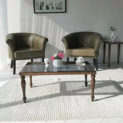 Sohvapöytä Linento Furniture Tango - Walnut, Ruskea -Huonekalut myymälä LIFU552NOS1417 7