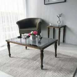 Sohvapöytä Linento Furniture Tango - Walnut, Ruskea -Huonekalut myymälä LIFU552NOS1417 8