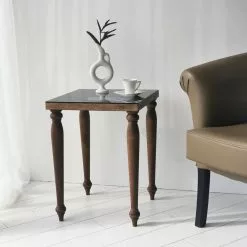 Apupöytä Linento Furniture Tango - Walnut, Ruskea