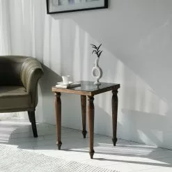 Apupöytä Linento Furniture Tango - Walnut, Ruskea -Huonekalut myymälä LIFU552NOS1418 3