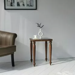 Apupöytä Linento Furniture Tango - Walnut, Ruskea -Huonekalut myymälä LIFU552NOS1418 4