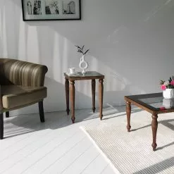 Apupöytä Linento Furniture Tango - Walnut, Ruskea -Huonekalut myymälä LIFU552NOS1418 8