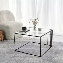Sohvapöytä Linento Furniture Outline, Musta -Huonekalut myymälä LIFU552NOS1424 4