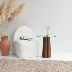 Sohvapöytä Linento Furniture Pianeta, 45cm, Ruskea -Huonekalut myymälä LIFU552NOS1428 3