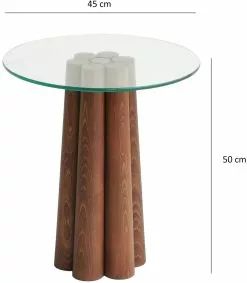 Sohvapöytä Linento Furniture Pianeta, 45cm, Ruskea -Huonekalut myymälä LIFU552NOS1428 8