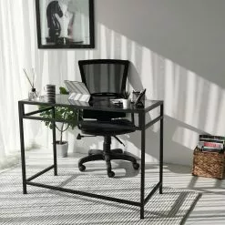Työpöytä Linento Furniture Network, Musta -Huonekalut myymälä LIFU552NOS1702 4