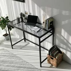 Työpöytä Linento Furniture Network, Musta -Huonekalut myymälä LIFU552NOS1702 7