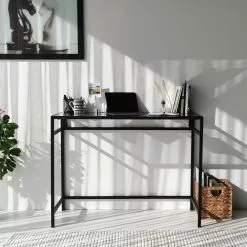 Työpöytä Linento Furniture Network, Musta -Huonekalut myymälä LIFU552NOS1702 9