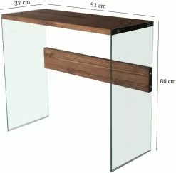 Sivupöytä Linento Furniture Niagara, Ruskea -Huonekalut myymälä LIFU552NOS1901 7