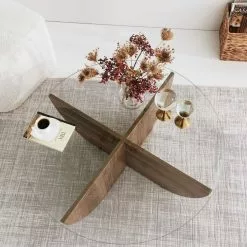 Sohvapöytä Linento Furniture Lily, 90cm, Ruskea -Huonekalut myymälä LIFU552NOS2238 7