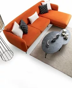 Divaanisohva Linento Furniture Sevilla, Oikea, Oranssi -Huonekalut myymälä LIFU560ARE1107 4