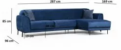 Divaanisohva Linento Furniture Image, Oikea, Eri Värejä -Huonekalut myymälä LIFU560ARE1141 9