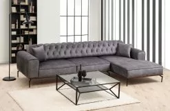 Divaanisohva Linento Furniture Siesta, 4-istuttava, Oikea, Antrasiitti -Huonekalut myymälä LIFU560ARE1181 4