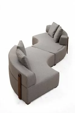 Sohva Linento Furniture Gondol 5, Harmaa -Huonekalut myymälä LIFU560ARE1207 3