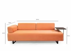 Vuodesohva Ja Apupöytä Linento Furniture Infinity, 3-istuttava, Eri Värejä -Huonekalut myymälä LIFU560ARE1324 7