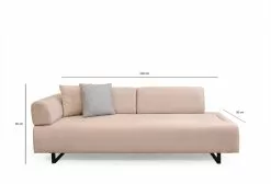 Vuodesohva Ja Apupöytä Linento Furniture Infinity, 3-istuttava, Eri Värejä -Huonekalut myymälä LIFU560ARE1326 5