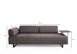 Vuodesohva Ja Apupöytä Linento Furniture Infinity, 3-istuttava, Eri Värejä -Huonekalut myymälä LIFU560ARE1328 7