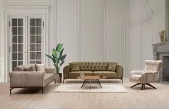 Sohva Linento Furniture Siesta Capitone, 3-istuttava, Eri Värejä -Huonekalut myymälä LIFU560ARE1337 6