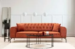 Sohva Linento Furniture Siesta Capitone, 3-istuttava, Eri Värejä -Huonekalut myymälä LIFU560ARE1338 2