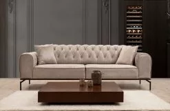 Sohva Linento Furniture Siesta Capitone, 3-istuttava, Eri Värejä -Huonekalut myymälä LIFU560ARE1341 2