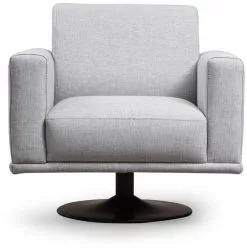 Nojatuoli Linento Furniture Nikea, Kääntyvä, Vaaleanharmaa -Huonekalut myymälä LIFU560ARE1708 3