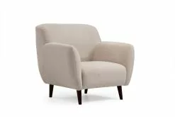 Edessä 12 Nojatuoli Linento Furniture Enna, Luonnonvaalea