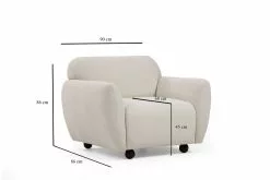 Nojatuoli Linento Furniture Eddy, Eri Värejä -Huonekalut myymälä LIFU560ARE1728 6