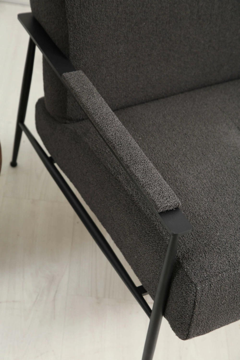 Nojatuoli Linento Furniture Toscana, Harmaa 4 Nojatuoli Linento Furniture Toscana, Harmaa - Image 4