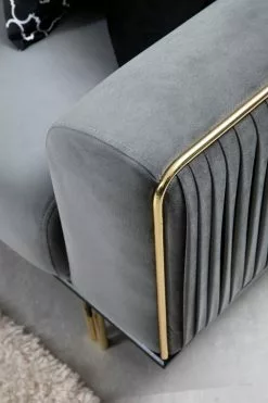 Vuodesohva Linento Furniture London, 3-istuttava, Harmaa -Huonekalut myymälä LIFU569HLN1106 6