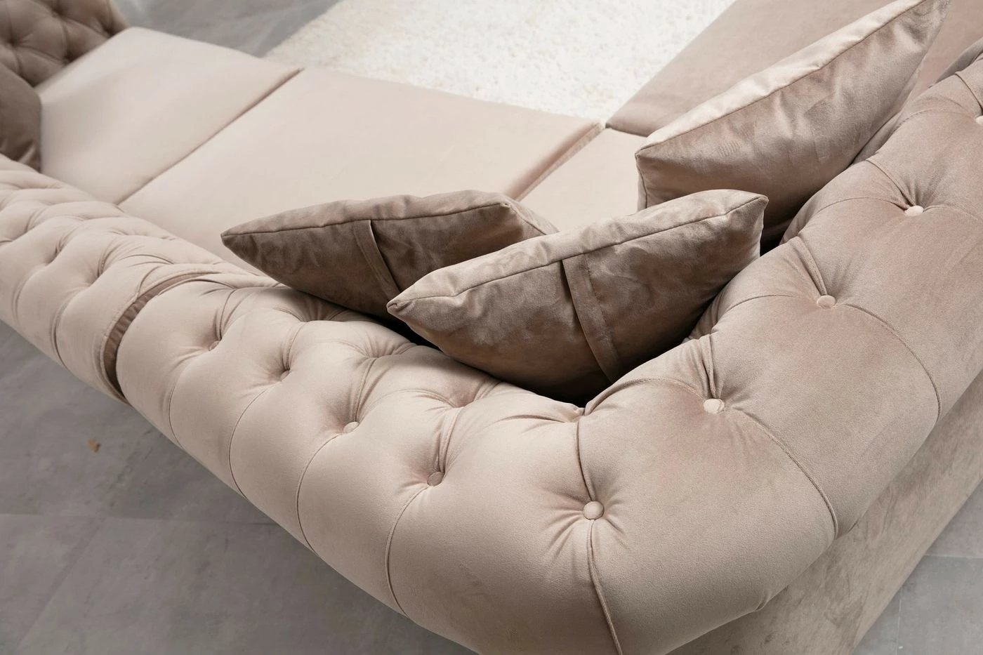 Avokulmasohva Linento Furniture Bogart, Vasen, Beige 3 Avokulmasohva Linento Furniture Bogart, Vasen, Beige - Image 3