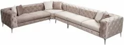Kulmasohva Linento Furniture Como, 270x350cm, Vasen, Beige