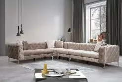 Kulmasohva Linento Furniture Como, 270x350cm, Vasen, Beige -Huonekalut myymälä LIFU569HLN1305 3