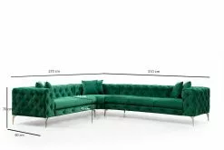 Kulmasohva Linento Furniture Como R, 270x310cm, Eri Värejä -Huonekalut myymälä LIFU569HLN1315 8