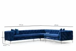 Kulmasohva Linento Furniture Como L, 270x310cm, Eri Värejä -Huonekalut myymälä LIFU569HLN1316 6