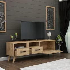 TV-taso Linento Furniture Monza, Ruskea -Huonekalut myymälä LIFU570VLT1515 3