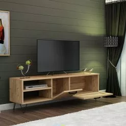 TV-taso Linento Furniture Pella, Ruskea -Huonekalut myymälä LIFU570VLT1516 3