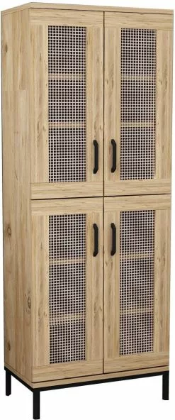 Kaappi Linento Furniture Netto V1, Ruskea