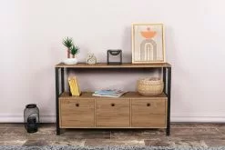 Sivupöytä Linento Furniture Nero V2, Ruskea