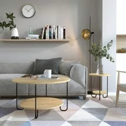 Sohvapöytä Linento Furniture Corro, 80cm, Eri Värejä -Huonekalut myymälä LIFU776HMS2850 2