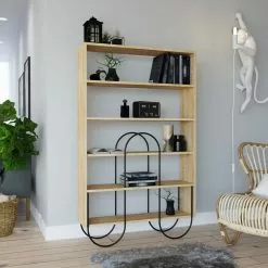 Kirjahylly Linento Furniture Norfolk, Eri Värejä -Huonekalut myymälä LIFU776HMS3658 2