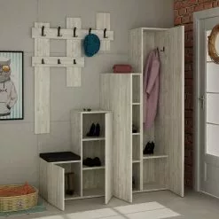 Säilytyskokonaisuus Eteiseen Linento Furniture Up, Eri Värejä 15 Säilytyskokonaisuus Eteiseen Linento Furniture Up, Eri Värejä -Huonekalut myymälä LIFU776HMS4019 3