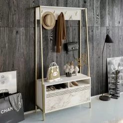 Säilytyskokonaisuus Linento Furniture Devin, Valkoinen 7 Säilytyskokonaisuus Linento Furniture Devin, Valkoinen -Huonekalut myymälä LIFU788DEC4016 3