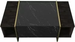 Sohvapöytä Linento Furniture Veyron, Musta/kulta -Huonekalut myymälä LIFU804TRH2825 6