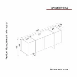 Senkki Linento Furniture Veyron, Musta/kulta -Huonekalut myymälä LIFU804TRH3522 8