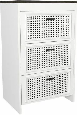 Lipasto Linento Furniture Done, Valkoinen/tummanruskea -Huonekalut myymälä LIFU804TRH3536 8