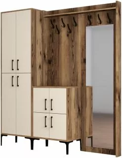 Säilytyskokonaisuus Peilillä Linento Furniture Berlin ABC, Eri Värejä 18 Säilytyskokonaisuus Peilillä Linento Furniture Berlin ABC, Eri Värejä -Huonekalut myymälä LIFU845HCT4217 1