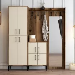 Säilytyskokonaisuus Peilillä Linento Furniture Berlin ABC, Eri Värejä 19 Säilytyskokonaisuus Peilillä Linento Furniture Berlin ABC, Eri Värejä -Huonekalut myymälä LIFU845HCT4217 2