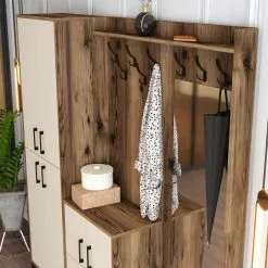 Säilytyskokonaisuus Peilillä Linento Furniture Berlin ABC, Eri Värejä 22 Säilytyskokonaisuus Peilillä Linento Furniture Berlin ABC, Eri Värejä -Huonekalut myymälä LIFU845HCT4217 5