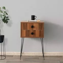 Sivupöytä Linento Furniture Melinos, Ruskea -Huonekalut myymälä LIFU854KLN2803 3