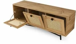 TV-taso Linento Furniture Alcazar 140, Tammi -Huonekalut myymälä LIFU854KLN3035 4